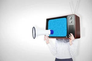 تلویزیون صدا دارد ولی تصویر ندارد.